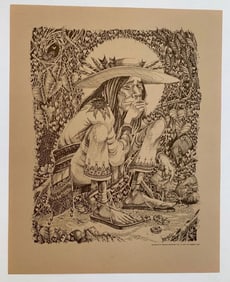 Rick Griffin San Mezcalito Poster 1st Printing