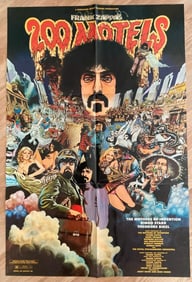 Frank Zappa 200 Motels Album Poster 1st Printing