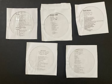 Bob Dylan Concert Mini Lasr Disc Bootlegs