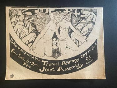 Grateful Dead 1965 San Francisco LSD Acid Test Ad Poster