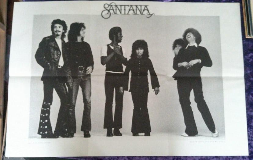 Santana 1970 Poster 1st Printing (1 of 1)