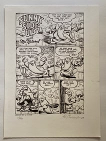 Robert Crumb Mr Natural Sunny Side Up Signed Print