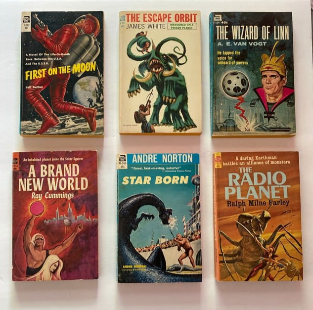 1960's Ace Scinece Fiction Novel Paperback Lot (3) (1 of 1)