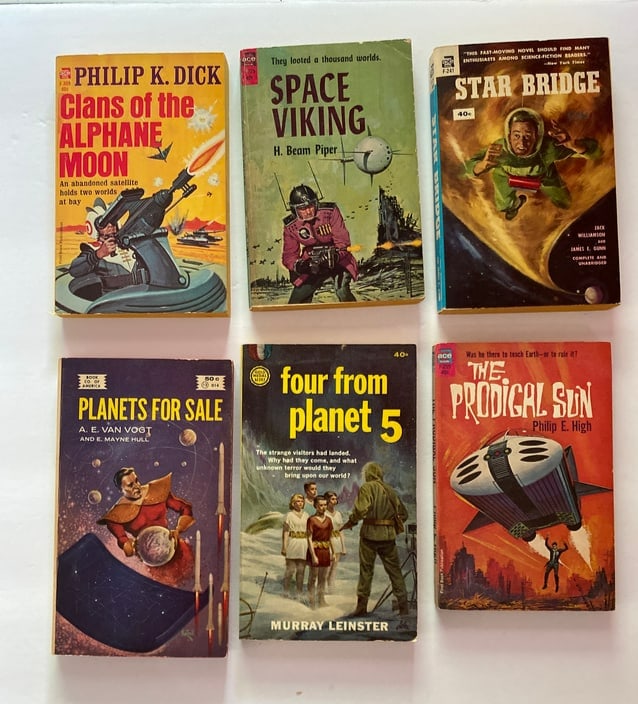 1960's Ace Scinece Fiction Novel Paperback Lot (3) (1 of 1)