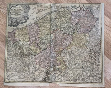 Antique 18th Century French Map
