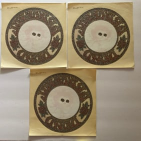Grateful Dead Vintage Iron On Shirt Decals (3)