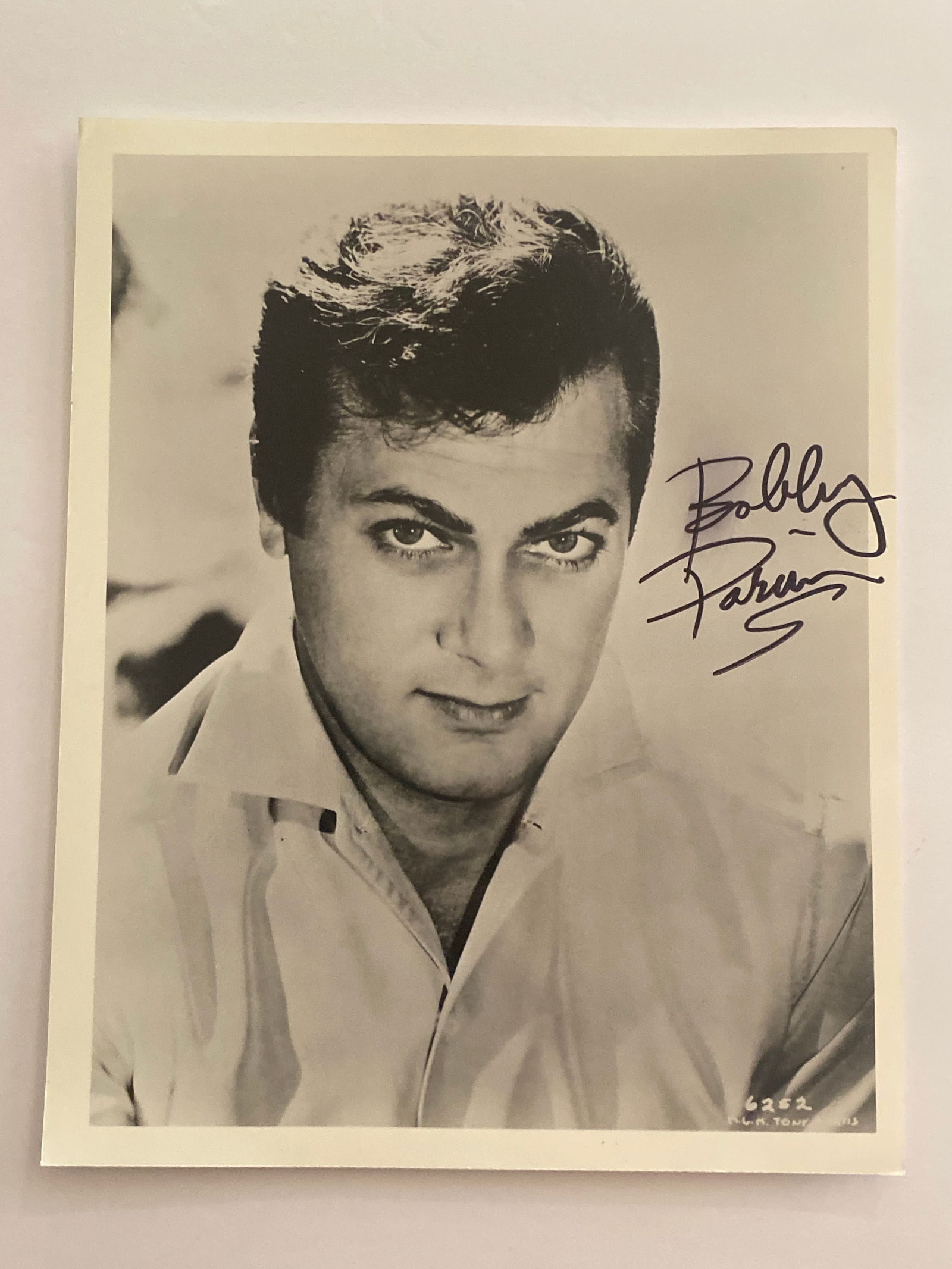 Bobby Darin Autographed Photo (1 of 1)