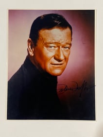 John Wayne Autographed Photo