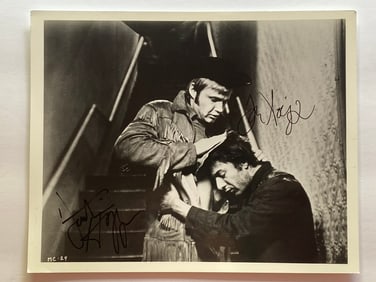 Dustin Hoffman & John Voigt Autographed Photo