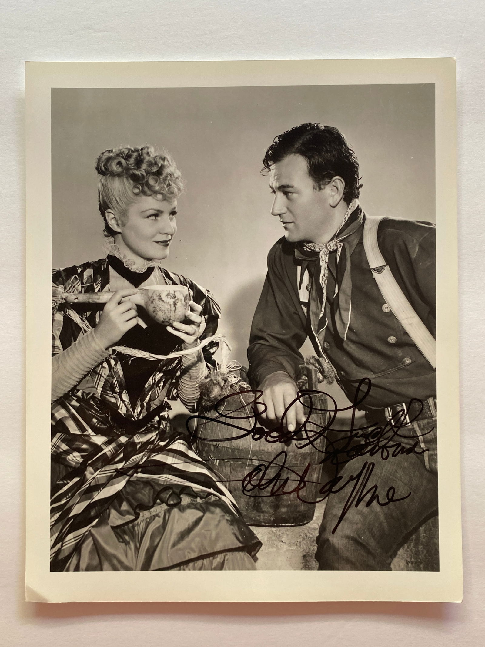 John Wayne Autographed Photo (1 of 2)