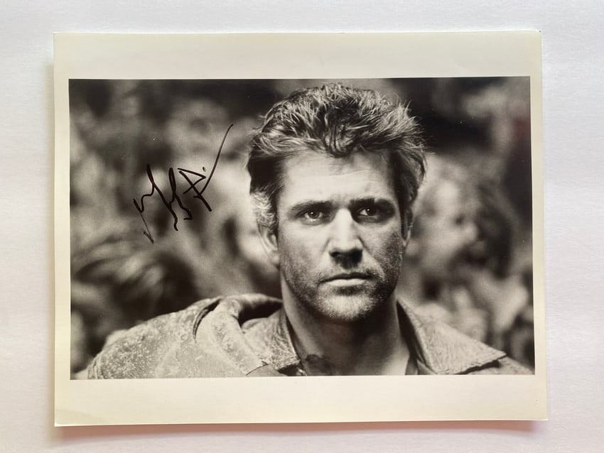 Mel Gibson Autographed Photo (1 of 1)