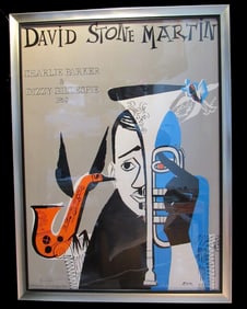 Charlie Parker Dizzy Gillespie "Bird & Diz" Signed Poster 1st Printing