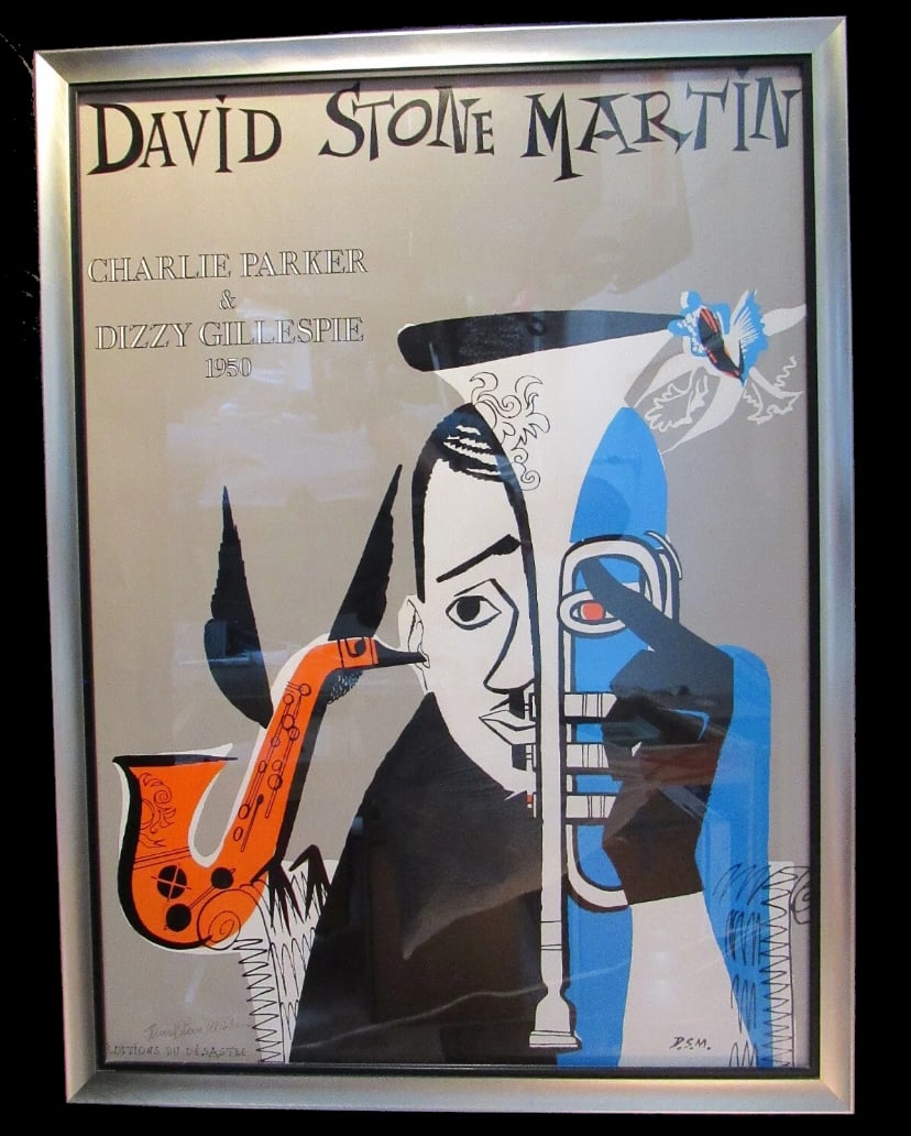 Charlie Parker Dizzy Gillespie "Bird & Diz" Signed Poster 1st Printing (1 of 2)