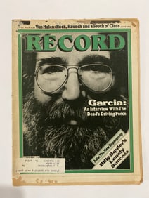 Record Magazine 1982 Jerry Garcia Issue