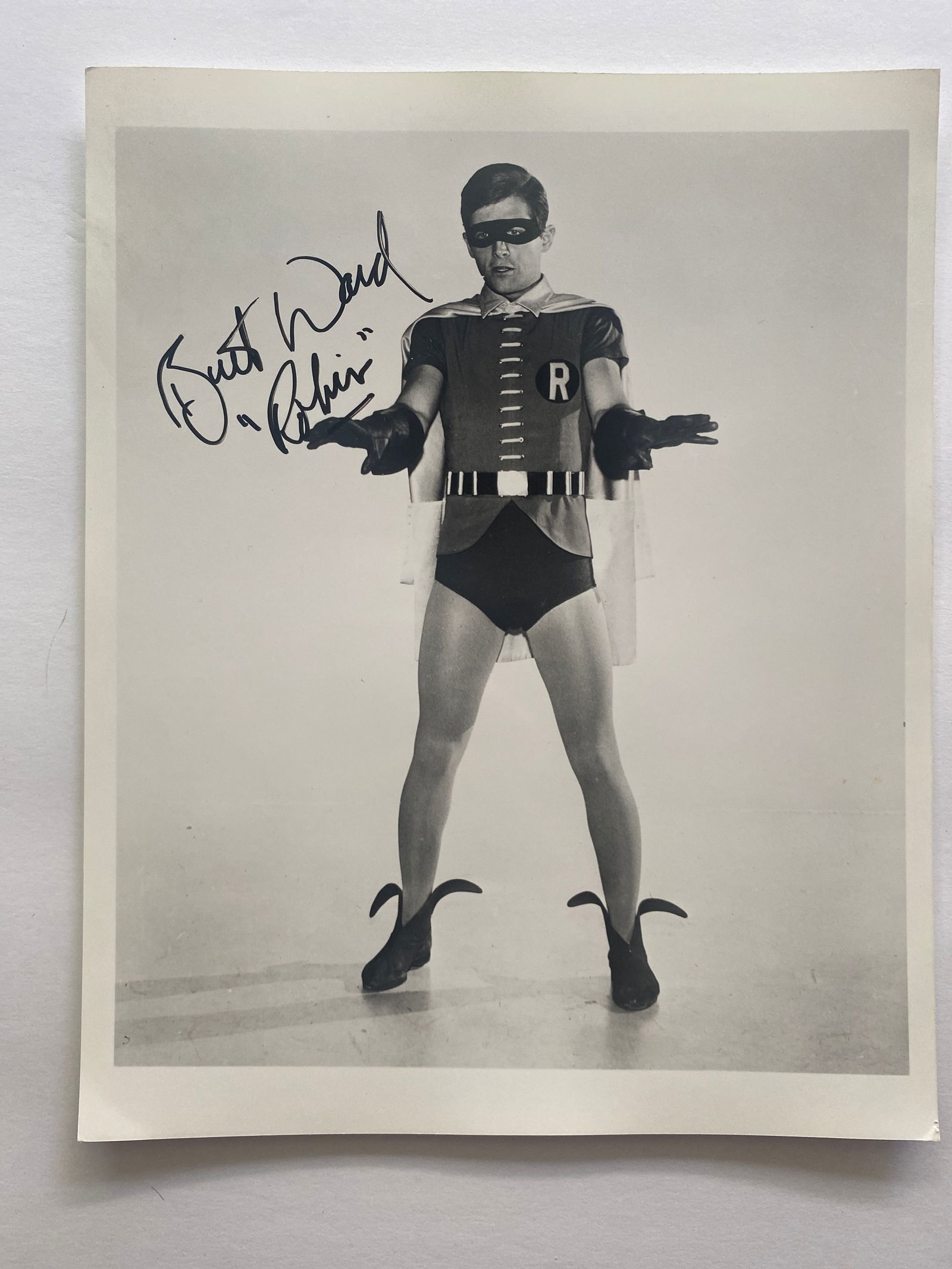 Burt Ward Autographed Batman & Robin Photo (1 of 1)