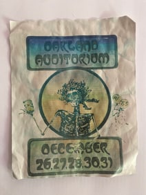 Grateful Dead 1983 Oakland New Years Concert Flyer