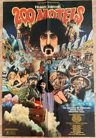 Frank Zappa 200 Motels Album Poster 1st Printing