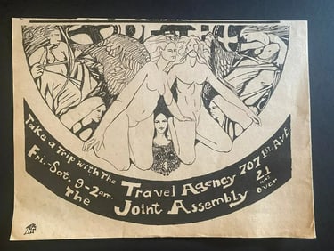 1965 San Francisco LSD Acid Test Ad Poster