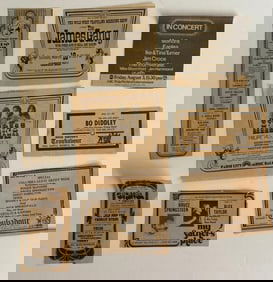 1970's Rock and Roll Counter Culture Ad Lot