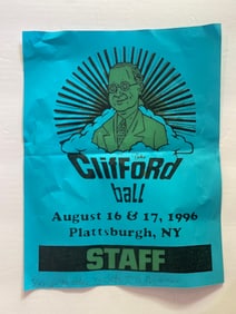 Phish 1996 Original Clifford Ball Concert Flyer