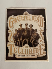 Grateful Dead 1987 Telluride Concert Handbill Flyer