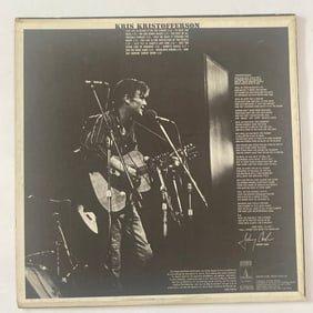 Kris Kristofferson Autographed Record Album