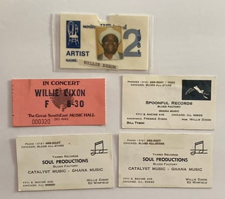Willie Dixon Blues Musician Lot