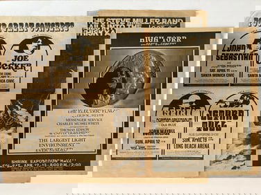 1960's Rock and Roll Counter Culture Ad Lot