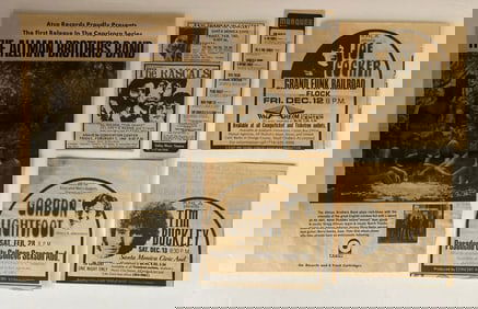 1960's Rock and Roll Counter Culture Ad Lot