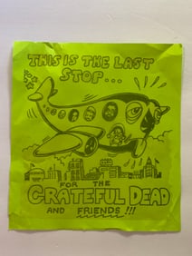 Grateful Dead 1991 Golden Gate Park Concert Flyer