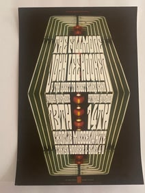 John Lee Hooker Fillmore Concert Poster 1st Printing