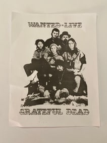 Grateful Dead 1989 RFK Concert Flyer