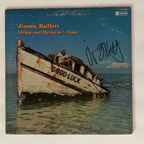 Jimmy Buffet Signed Record ALbum