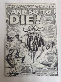 Stan Lee Autographed Marvel Art