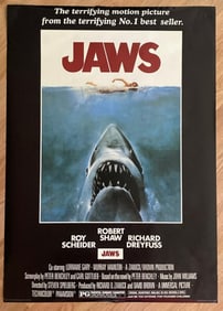 Jaws 1975 Original Movie Poster