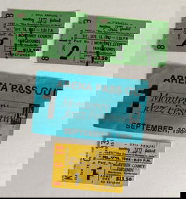 Monterey Jazz Festival Ticket Lot