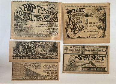 1967 Rock Concert Promo Ads