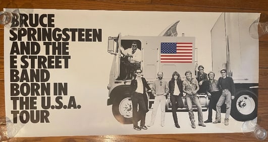 Bruce Springsteen 1984 Born In The USA Tour Poster