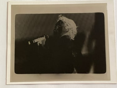 Mick Jagger Rolling Stones Live Performance Negative