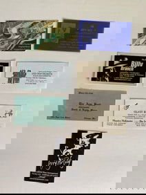 Blues Muscian Business Card Lot (7)