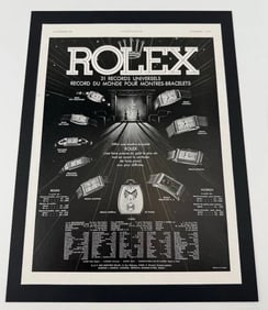 Rolex 1937 Swiss Advertising Shop Poster 1st Printing