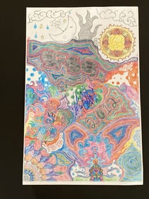 Phil Lesh Grateful Dead Autographed Concert Poster