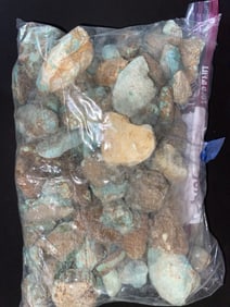 Raw Turquoise Halloran Springs Mined 9080ct