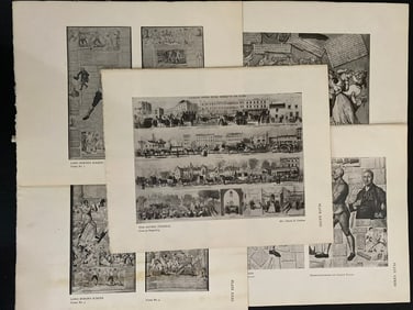 20th Century Boxing Etching Lot