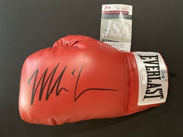 Mike Tyson Autographed Boxing Glove