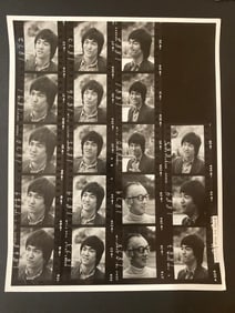 Bruce Lee Enter The Dragon Original Contact Sheet