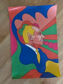 Vladimir Putin OSPAAL Original Protest Poster