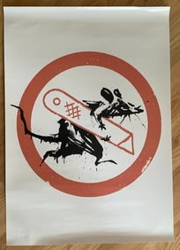 Banksy Cut & Run Exhibit Poster 1st Printing