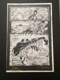 Todd McFarlane Signed Marvel Comic Art Print
