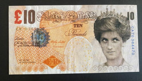 Banksy of England 10L Note Bill